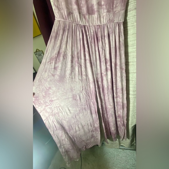 NWT Caroline Couture Tie Die Wide Leg Stretchy Jumpsuit - Picture 4 of 5